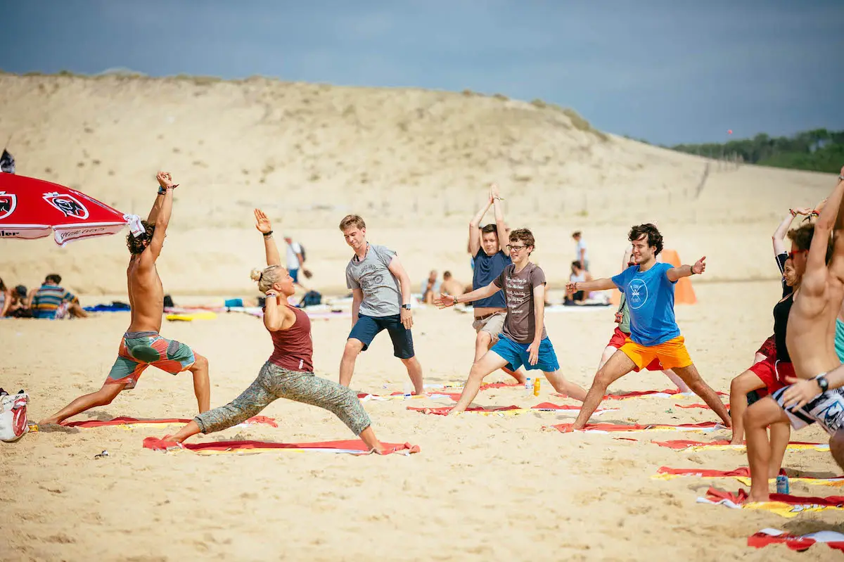 Yoga im Surfcamp
