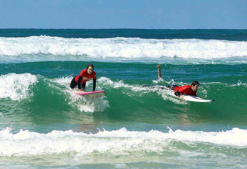 Maranga Surfvilla Frankreich Seignosse grüne wellen surfen lernen