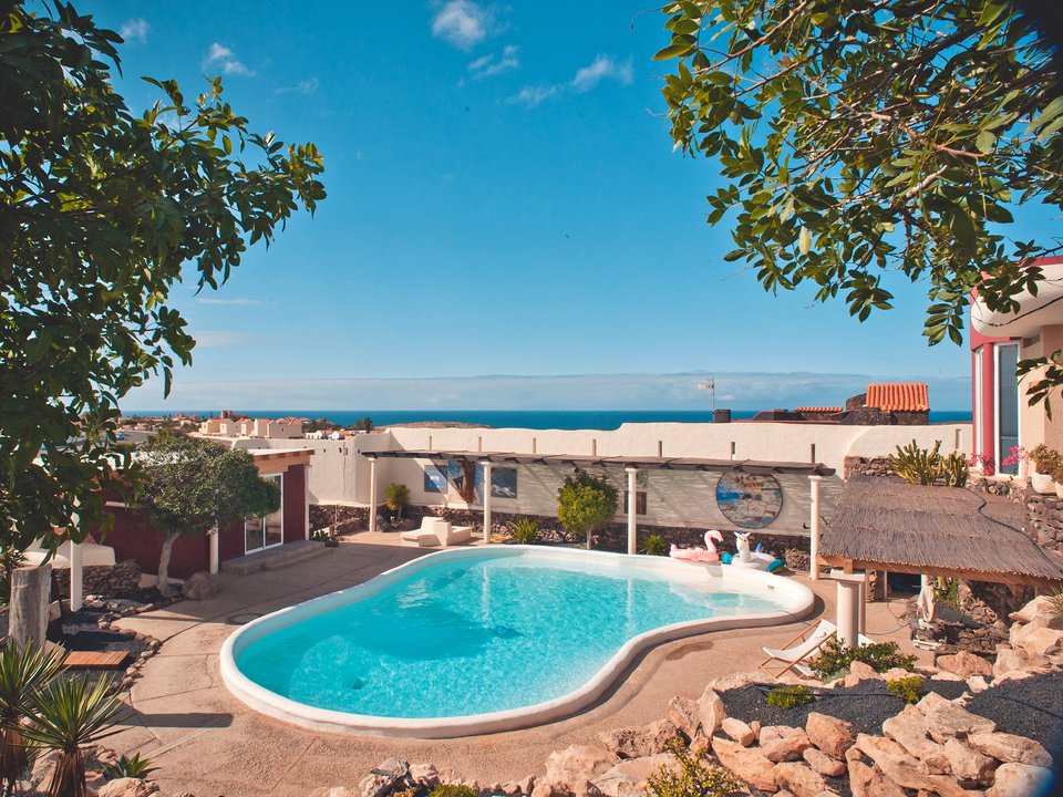 surf villa fuerteventura meerblick