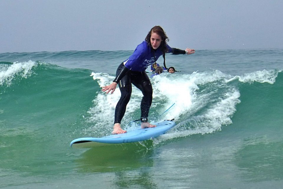Porto Beach Lodge Surfschule und Surfcamp Portugal Surfkurs Beginner
