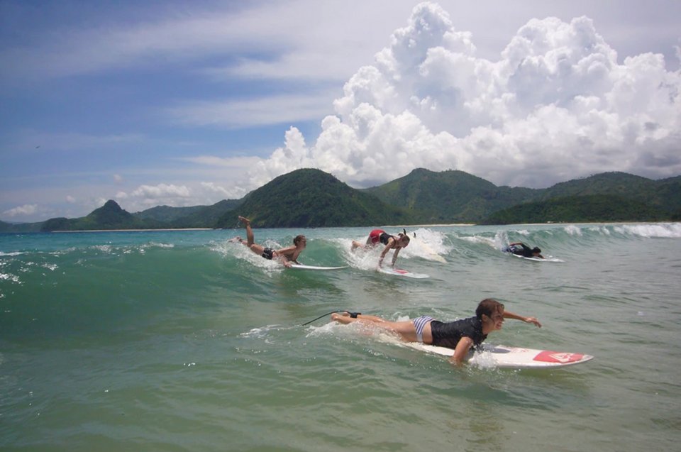 Symbiosis Surfcamp Lombok Kuta Indo Surfschule