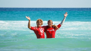 surf villa fuerteventura blaues wasser