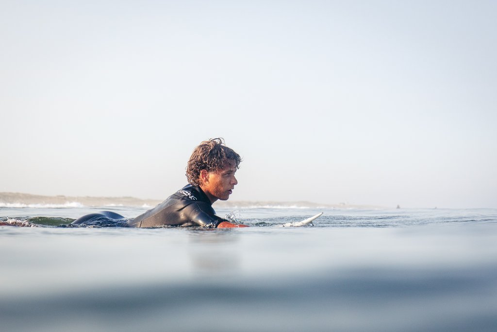 Wellenreiten: Marco Teichner in Frankreich an der Atlantikküste