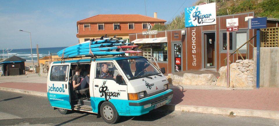 Ripar Surfcamp Portugal Lourinha Surf transfer