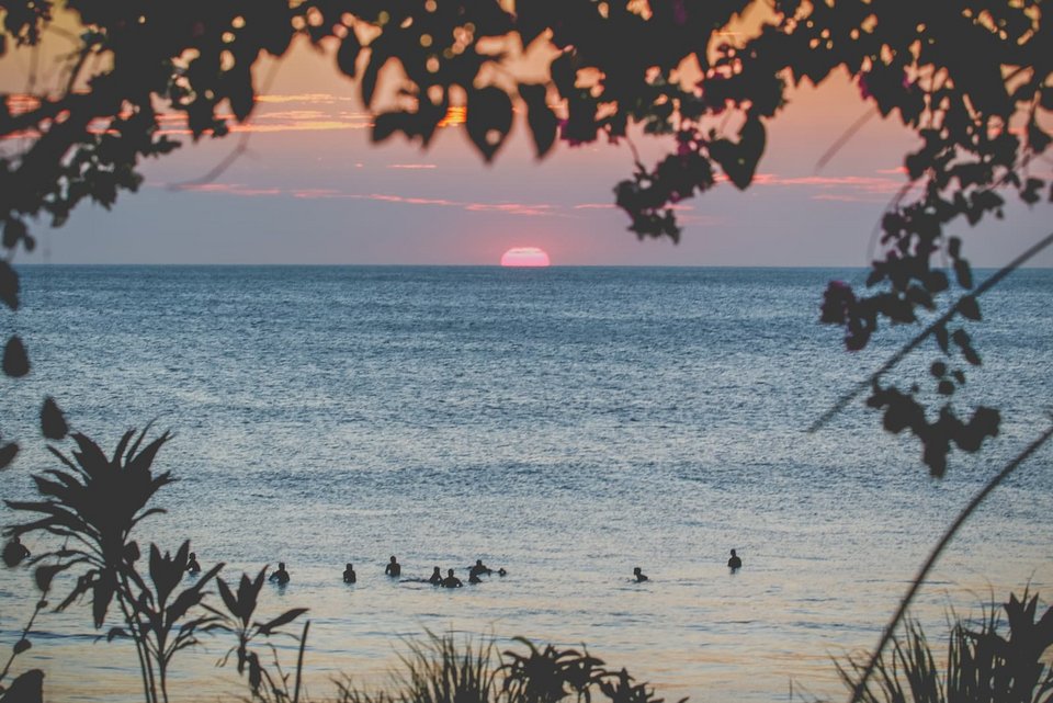 Miramar Surfcamp Nicaragua Aussicht aufs Meer