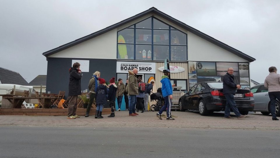 Cold Hawaii Dänaemark Kitmoller Surfschule