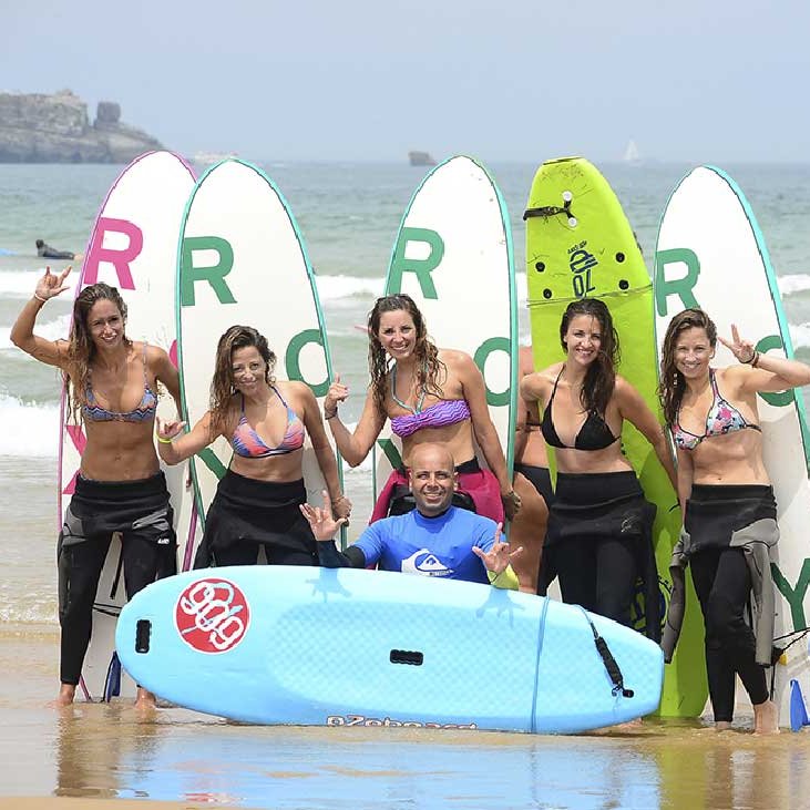 Escuela Cantabra de Surf Spanien Surfcamp Surfen lernen Surfschule
