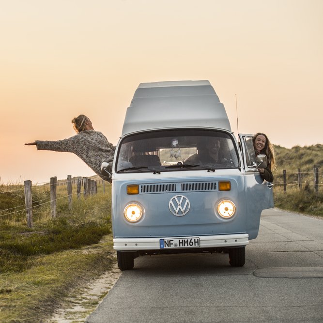 Südkap Surfcamp Sylt in Deutschland einfach mit dem Bulli zu erreichen Südkap Surfcamp Sylt Deutschland Surftrip
