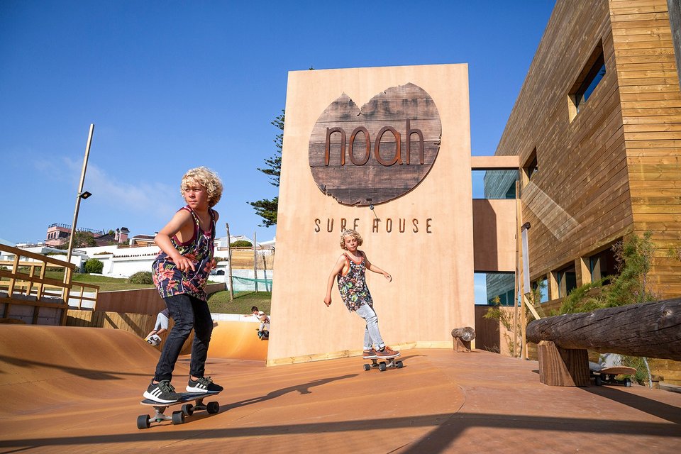 Surfretreat Portugal Santa Cruz eigene Skateanlage
