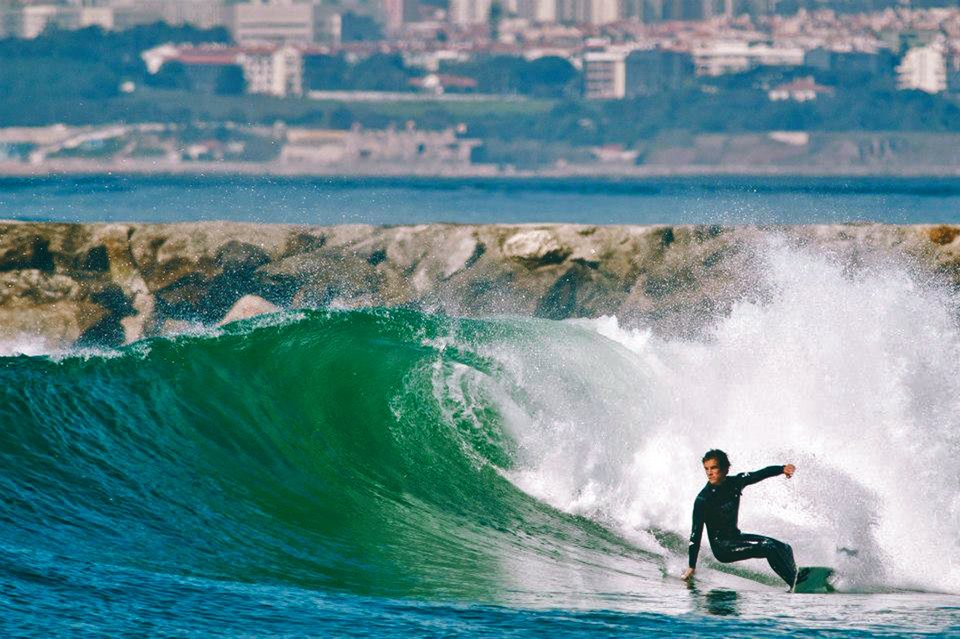 Surfen lernen Portugal caparica surfspot
