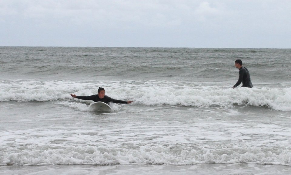 Drivethru Surfcamp Hvide Sande Dänemark Anfänger Surfkurs