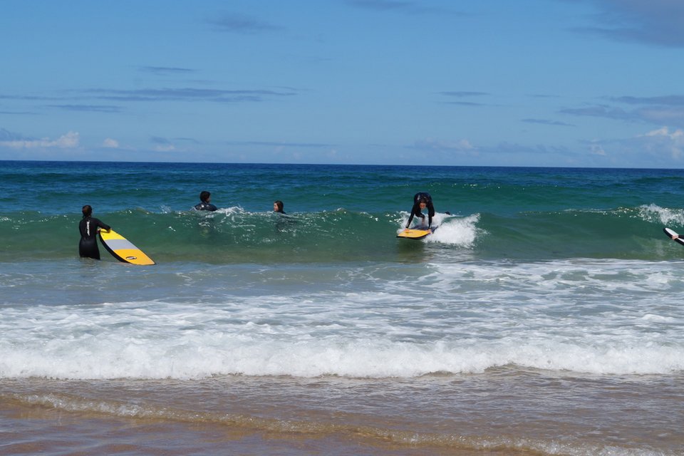 Moby Dick Surfcamp Praia do Guincho Portugal Surfen lernen