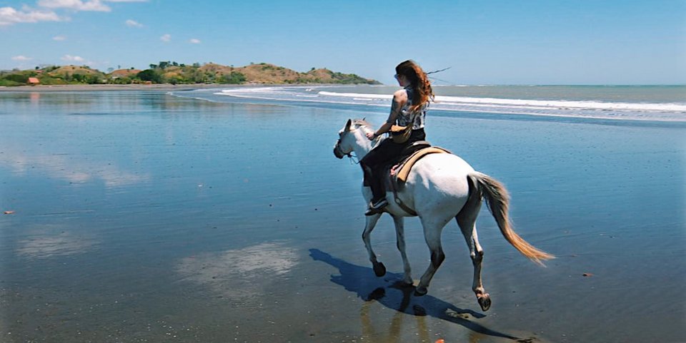 El Ranchito Surfcamp Guanico Panama  reiten