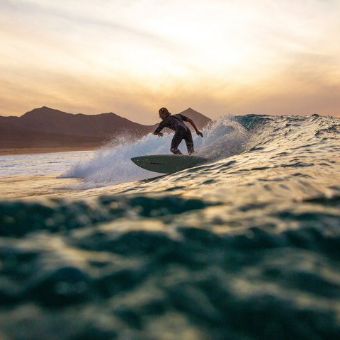 Surfen auf Fuerteventura costa calma morro jable