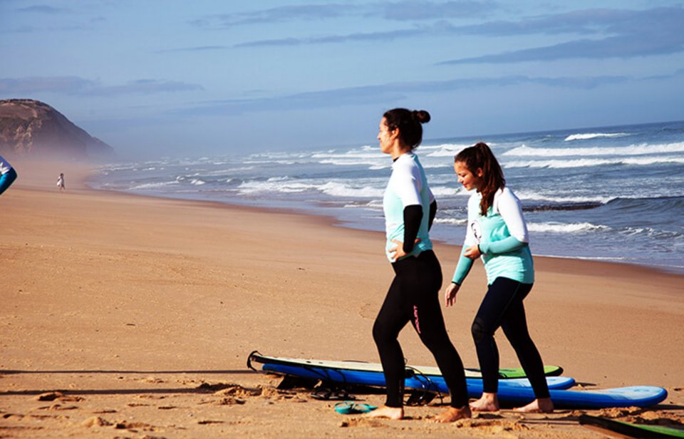 Atlantic Coast Surfcamp Santa Cruz Praia Azul Portugal surfschule