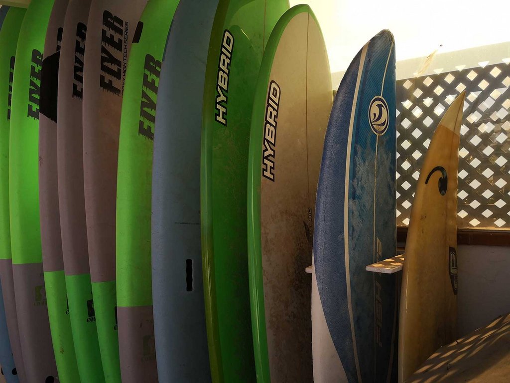surfboards in Portugal im Surfshop