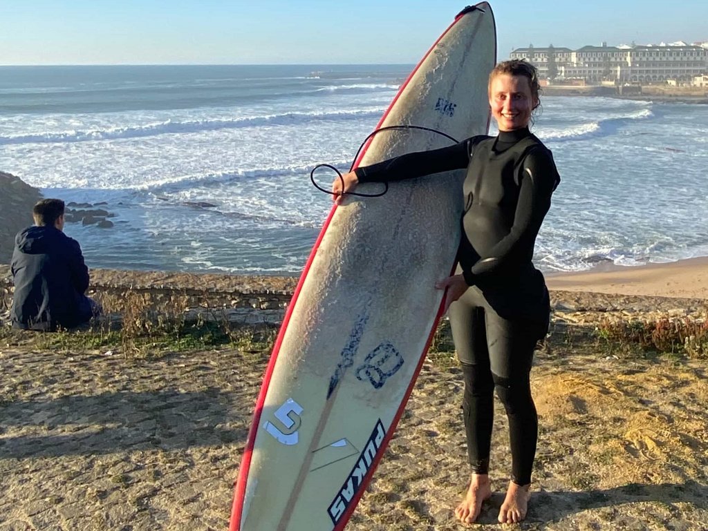 Big Wave Surferin Lena Kemner