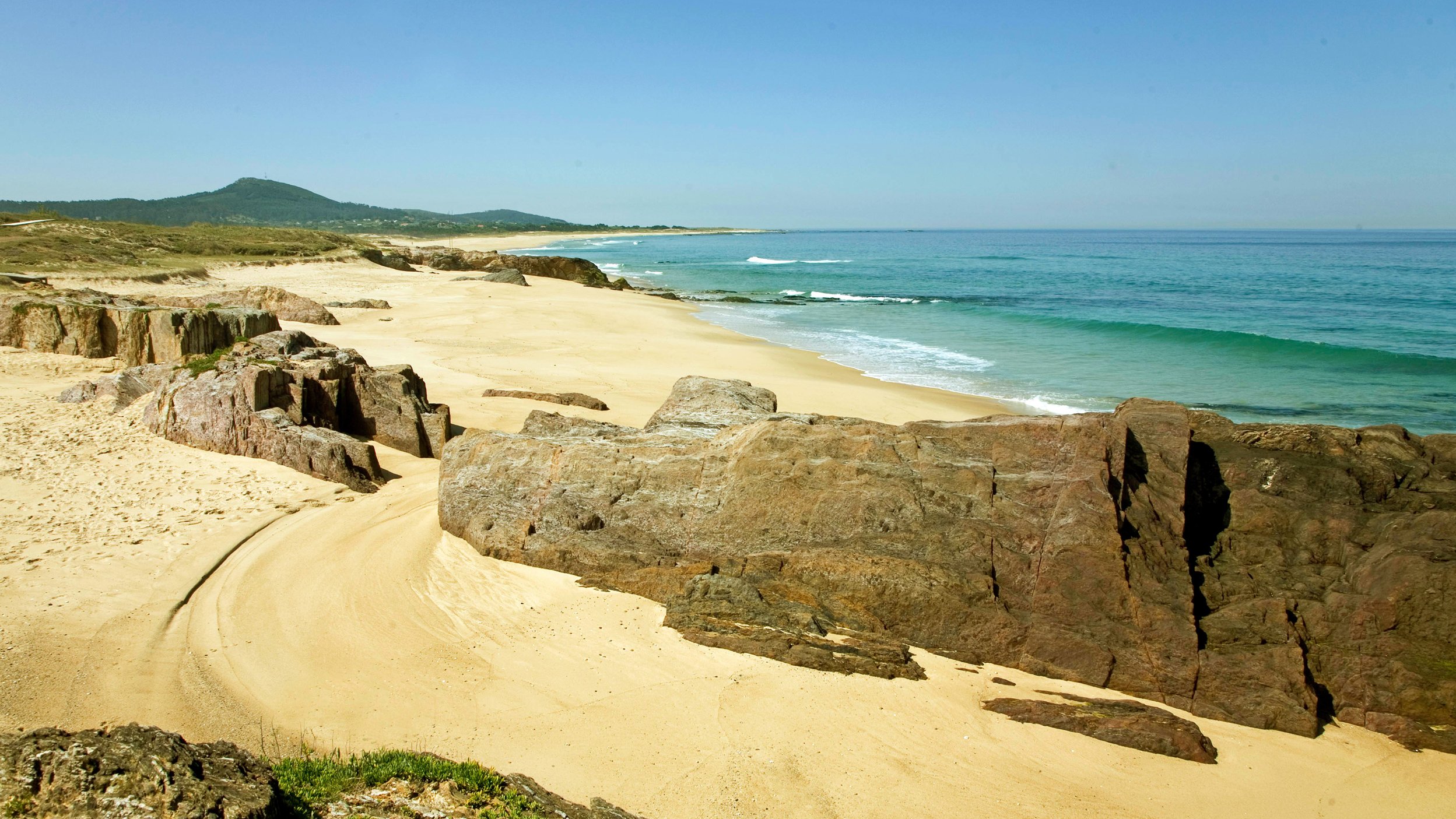 As Furnas Surf House Galizien Spanien Strand