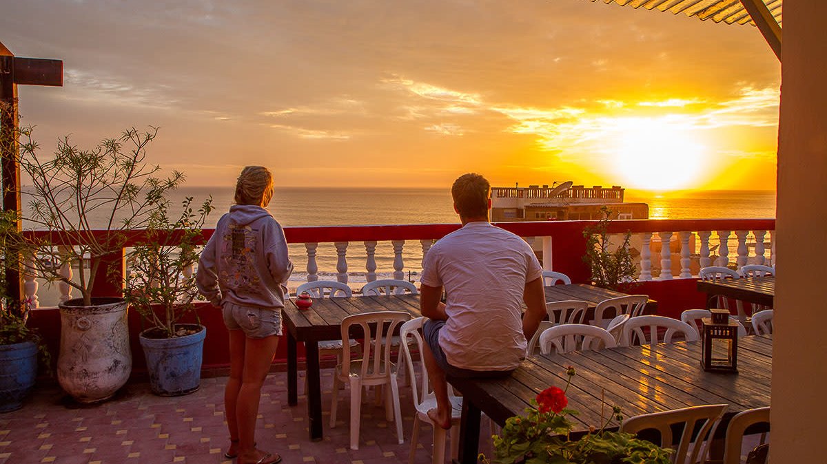 surfcamp Marokko taghazout direkt am meer