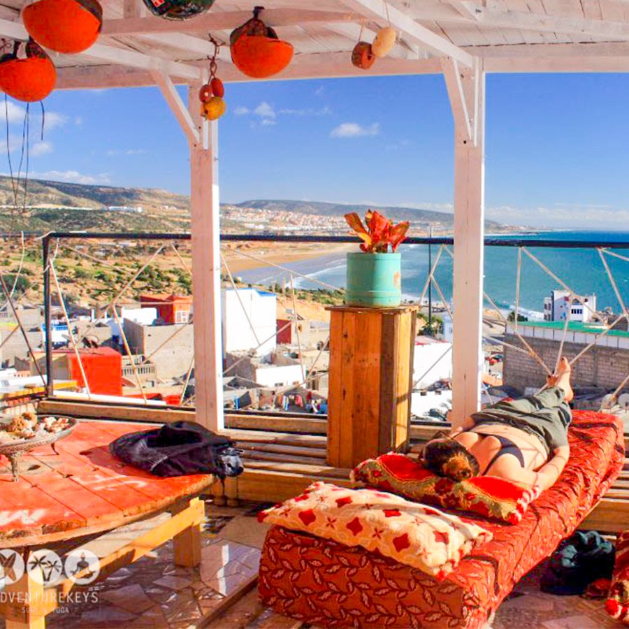 Adventure Key Surfcamp Marokko Taghazout Meerblick