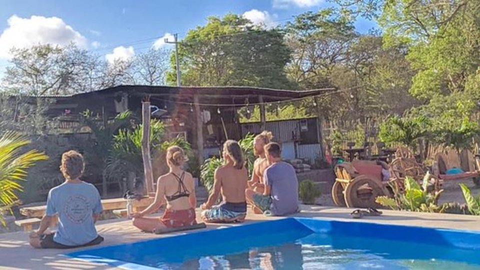 Popoyo Surfcamp Nicaragua Pool