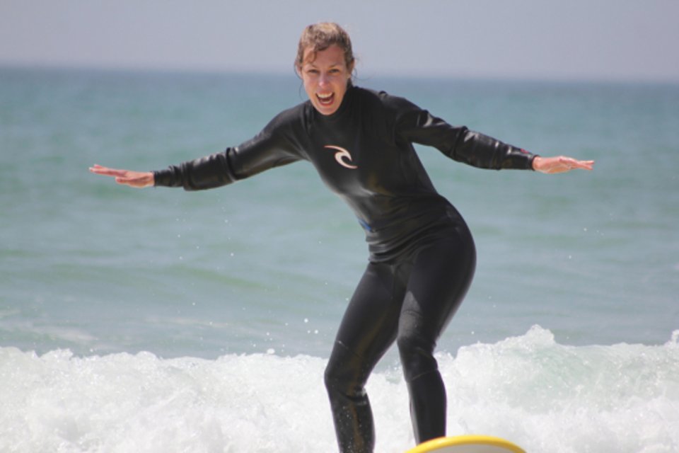 Wave and Dance Surfcamp Marokko Tamraght surfen lernen grüne wellen