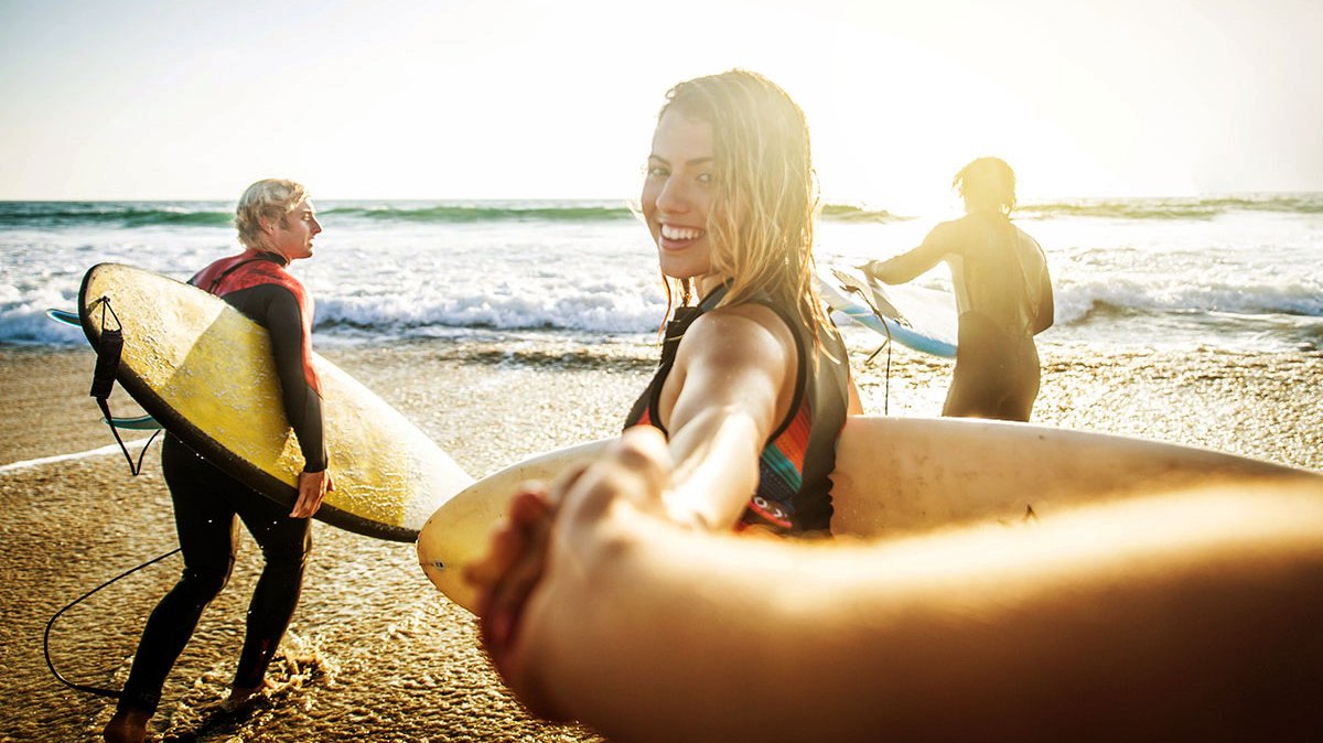 surfen lernen am französischen Atlantik