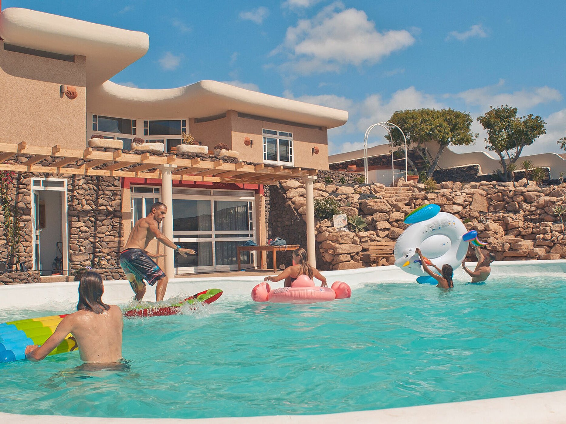 surf villa fuerteventura pool