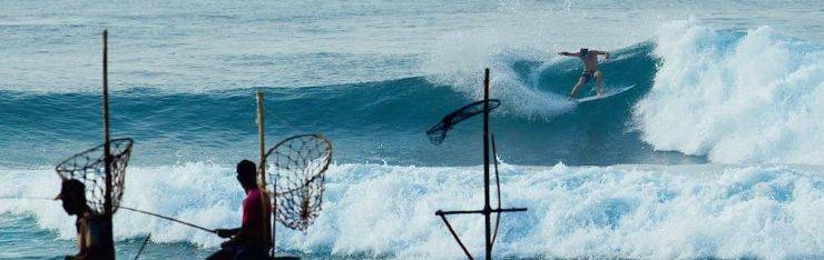Shaka Surfcamp Sri Lanka Ahangama Stelzenfischen Surfen
