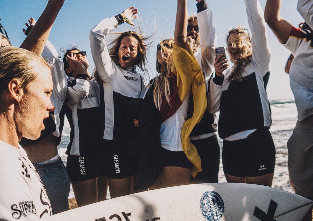 Deutsche Surfer für Olympia 2024 Camilla Kemp und Tim Elter