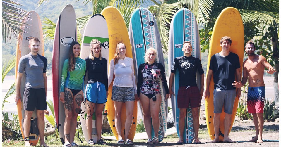 El Ranchito Surfcamp Guanico Panama  surfschule