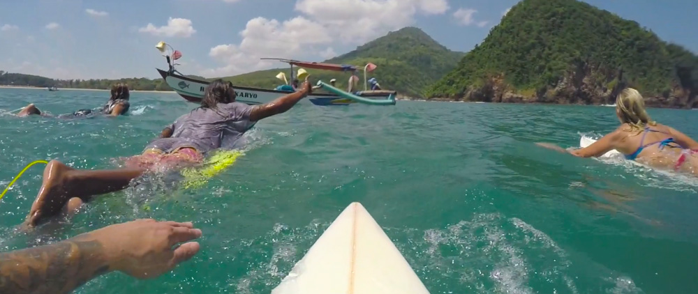 Solid Surflehrer Ausbildung Bali Canggu Indonesien Reef surfen