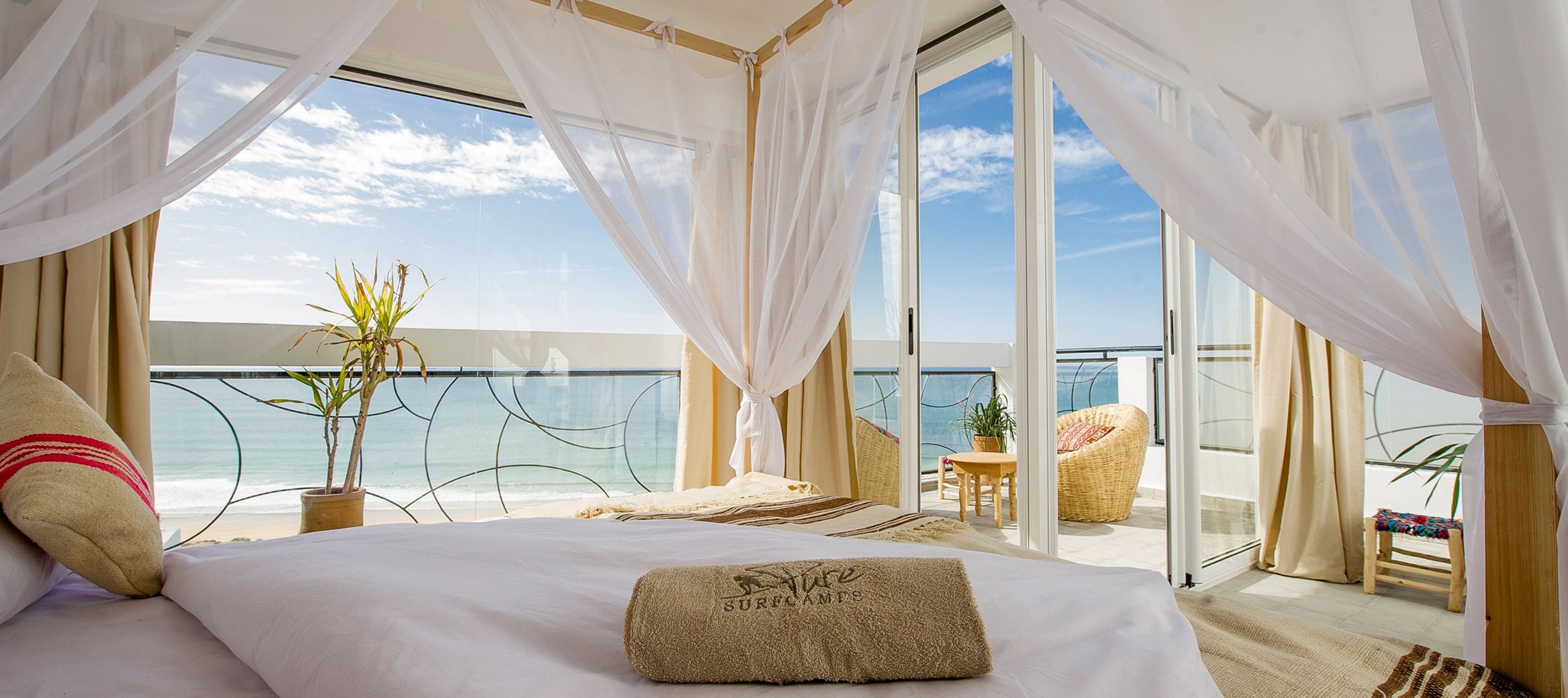Pure Sea View Surfcamp Marokko Aourir Suite mit deluxe meerblick