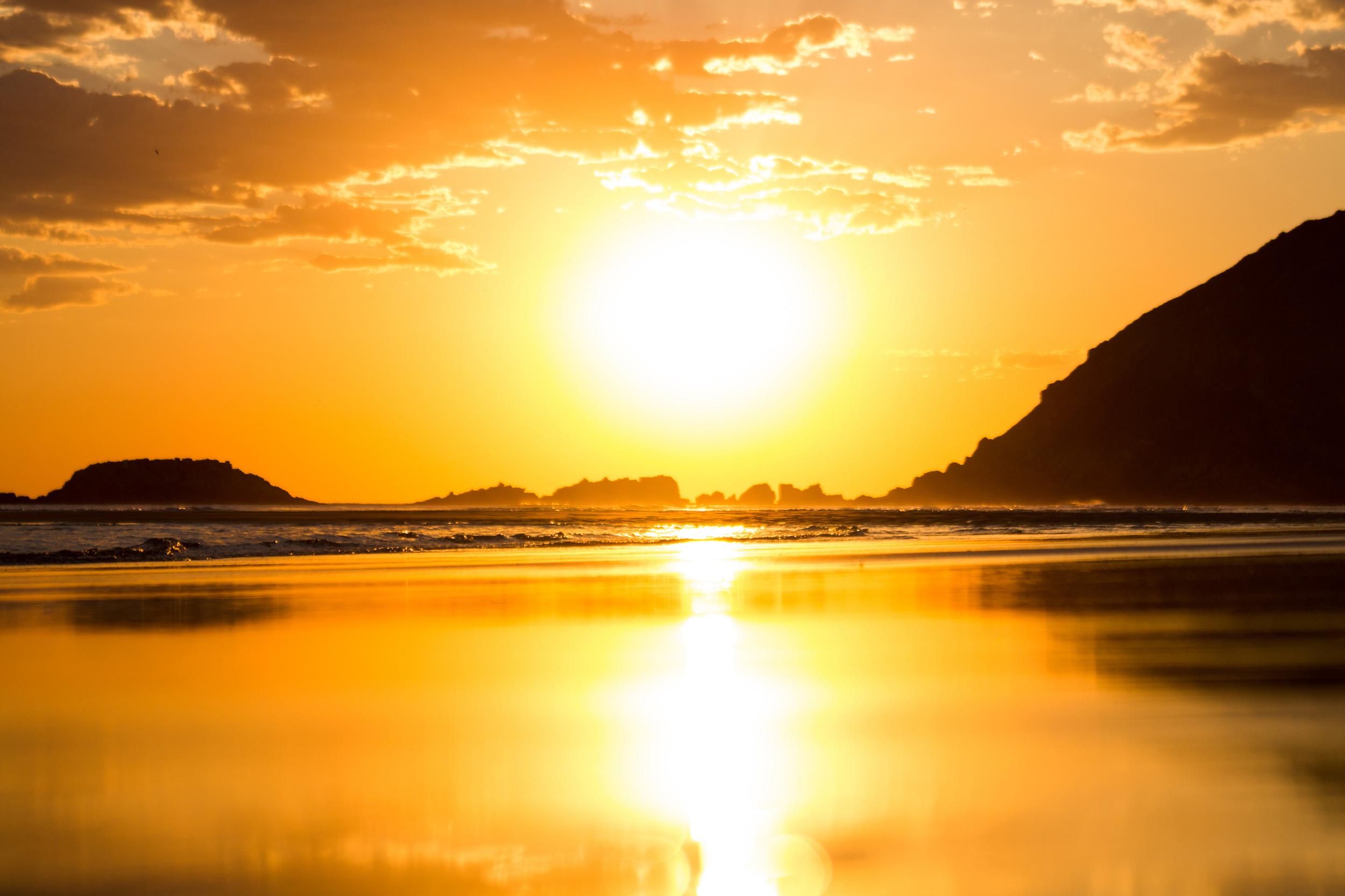 Surfcamp Zarautz Spanien strand sonnenuntergang surfurlaub
