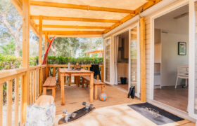 Mobile Home Komfort im 24+ Surfcamp Moliets