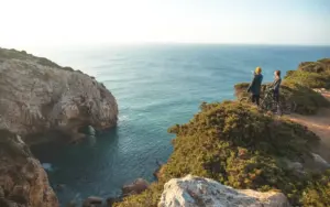 Ausblick von der Steilküste der Algarve