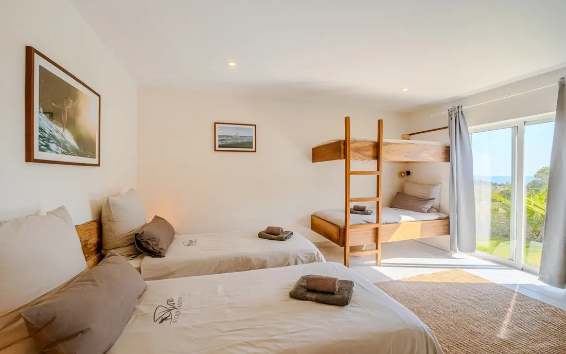 surflodge portugal algarve 4er mehrbettzimmer-stockbett