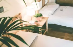 4er Mehrbettzimmer in der Surflodge Santa Cruz