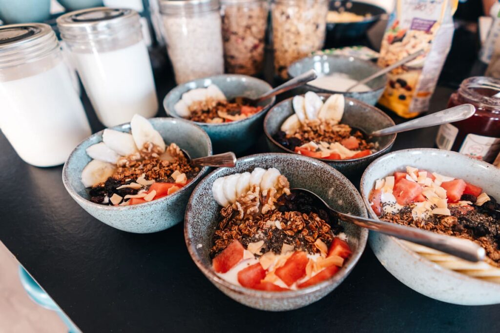 Fruehstueck - Müsli-Bowls