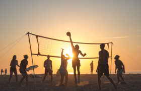 Volleyball an der Algarve
