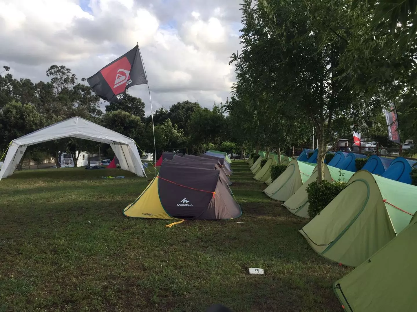 Surfcamp Somo Zelt