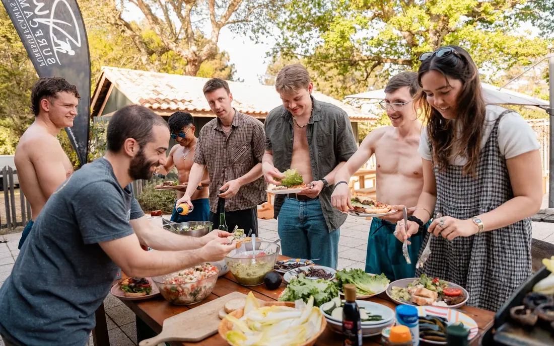 Frühstück und Verpflegung im Surfcamp