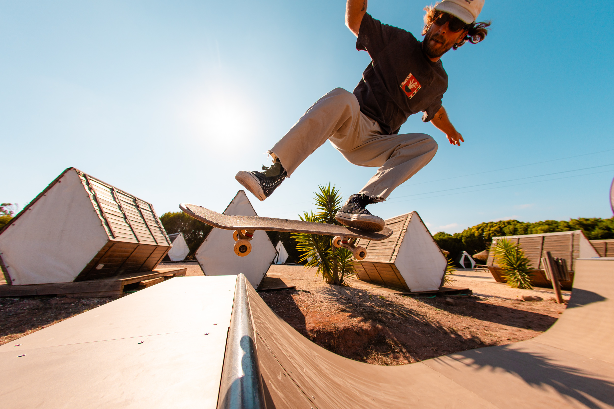 Skaten im Surfcamp