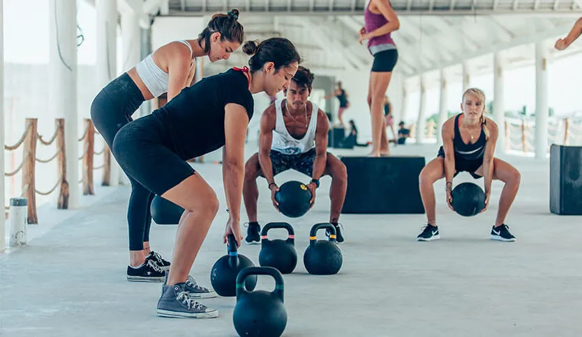 Gym im Surfcamp