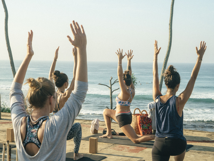 Yoga im Surfcamp