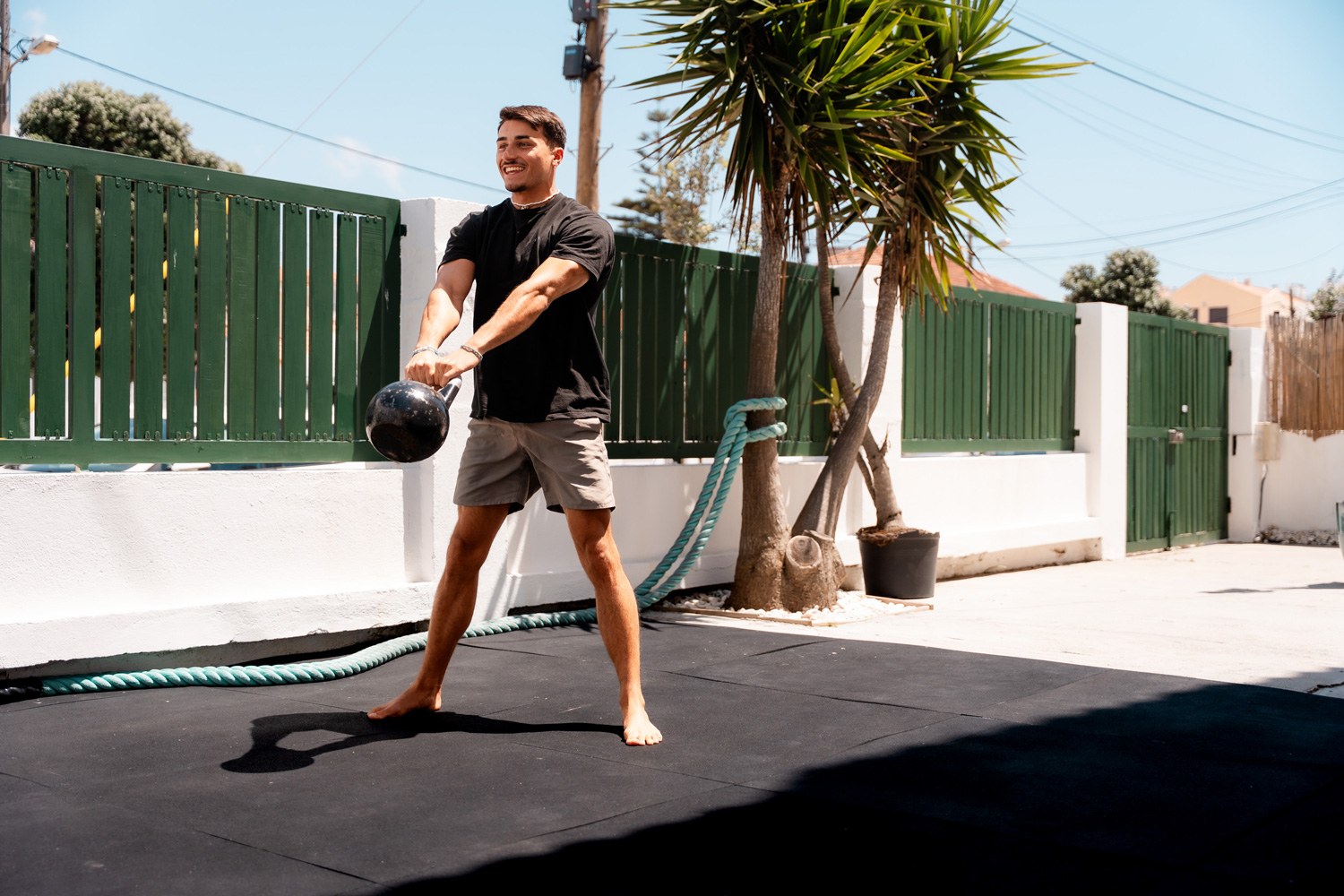 Gym im Surfcamp